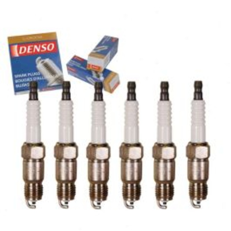 6 pc DENSO Standard U-Groove Spark Plugs for 1985-1989 Dodge B250 3.7L 3.9L L6 V6