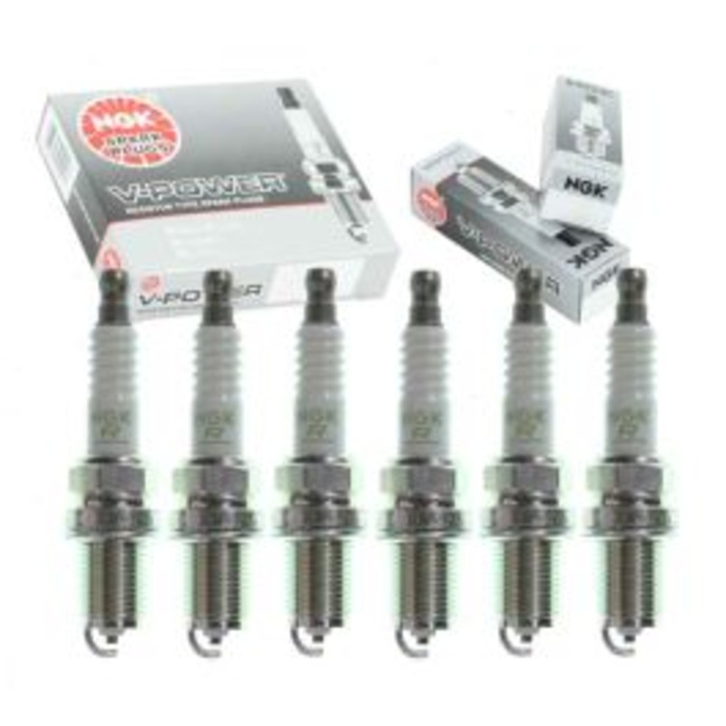 6 pc NGK V-Power Spark Plugs for 1990-1992 Infiniti M30 3.0L V6