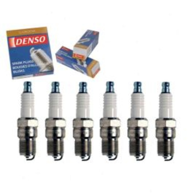 6 pc DENSO Standard U-Groove Spark Plugs for 1982-1983 Ford F-100 3.8L V6