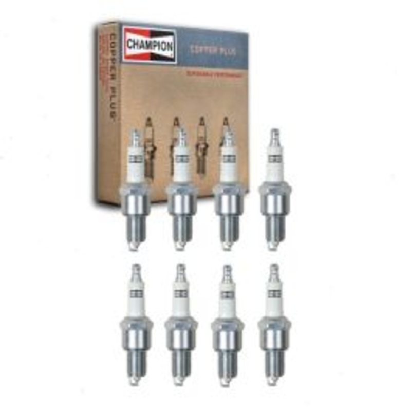 8 pc Champion Copper Plus Spark Plugs for 1986-1992 Dodge D350 5.9L V8