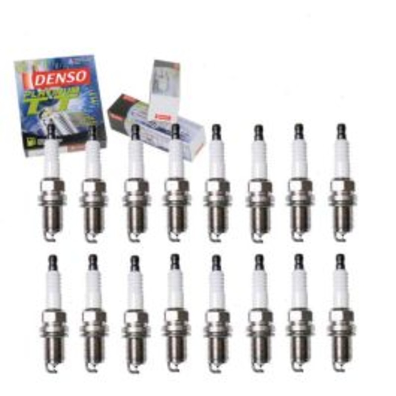 16 pc DENSO Platinum TT Spark Plugs for 1999-2000 Mercedes-Benz C43 AMG 4.3L V8
