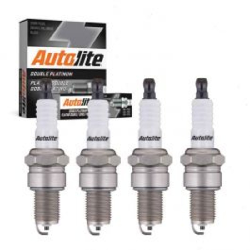 4 pc Autolite Double Platinum Spark Plug for 1978-1983 Plymouth Sapporo 2.6L