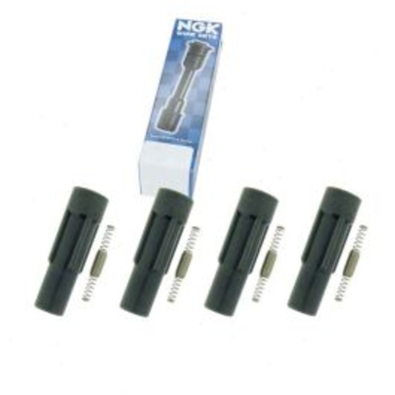 4 pc NGK Ignition Coil Boots for 2004-2010 Subaru Impreza 2.5L H4