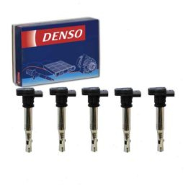 5 pc DENSO Direct Ignition Coils for 2006-2009 Volkswagen Rabbit 2.5L L5