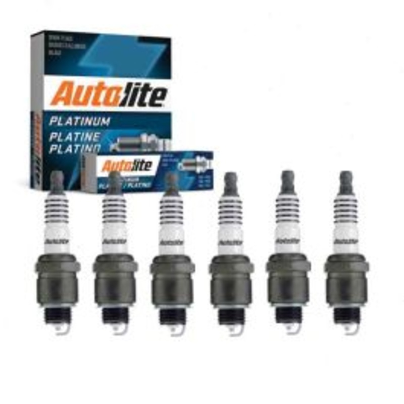 6 pc Autolite Platinum Spark Plug for 1953-1957 Chevrolet Two-Ten Series