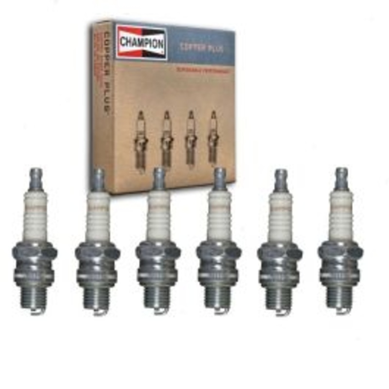 6 pc Champion Copper Plus 943M QL77PP Spark Plugs