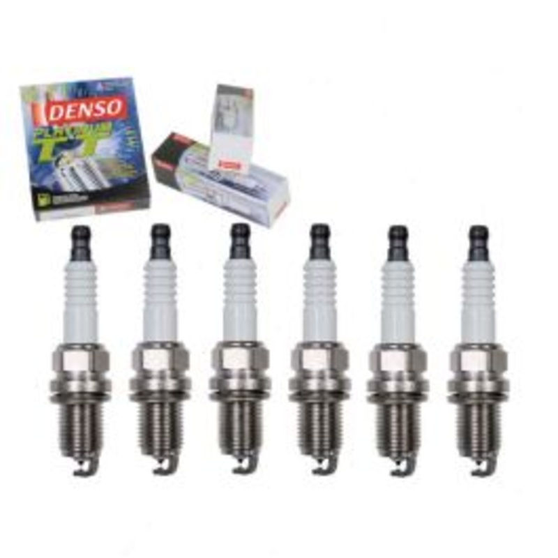 6 pc DENSO Platinum TT Spark Plugs for 1992-1993 Lexus SC300 3.0L L6