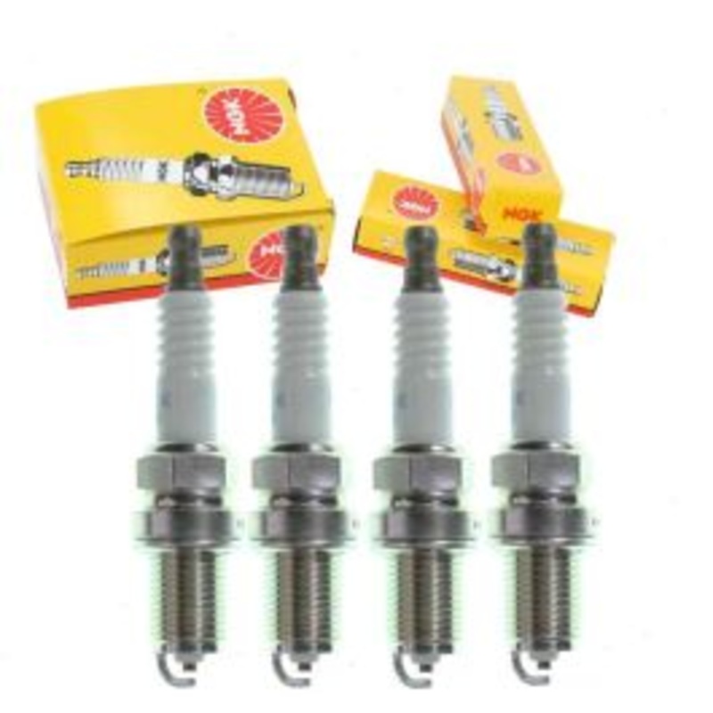 4 pc NGK Standard Spark Plugs for 1988-1989 Mazda 323 1.6L L4