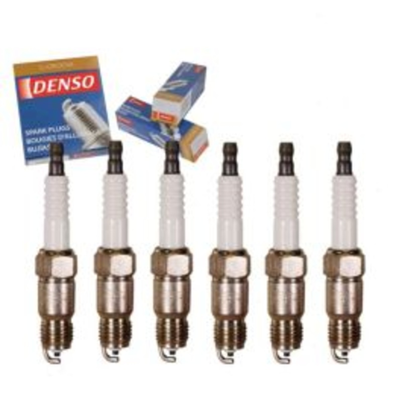 6 pc DENSO Standard U-Groove Spark Plugs for 1985 Chevrolet Impala 4.3L V6
