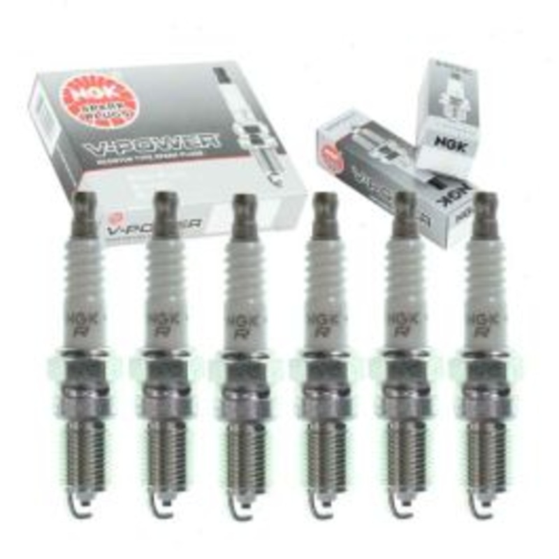 6 pc NGK V-Power Spark Plugs for 1996-2005 GMC Savana 2500 4.3L V6