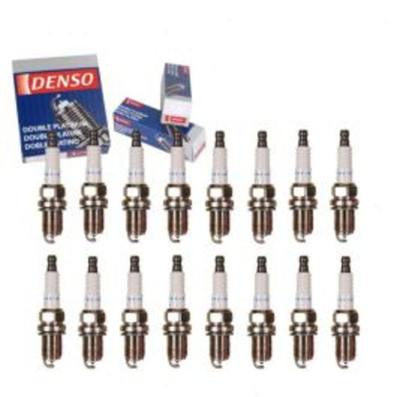 16 pc DENSO Double Platinum Spark Plugs for 2003-2006 Mercedes-Benz S430 4.3L V8