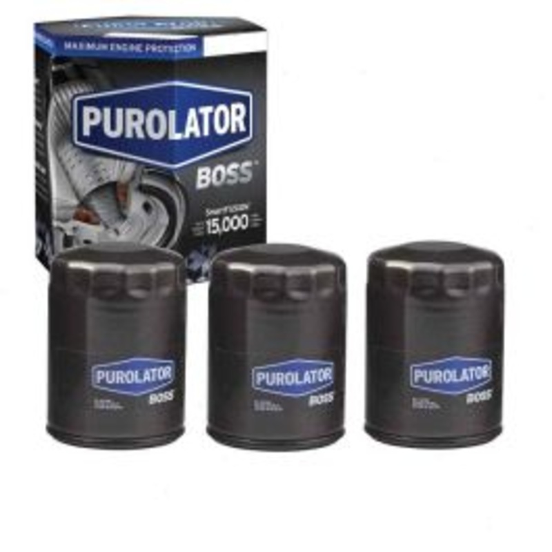 3 pc Purolator BOSS PBL22500 Engine Oil Filters