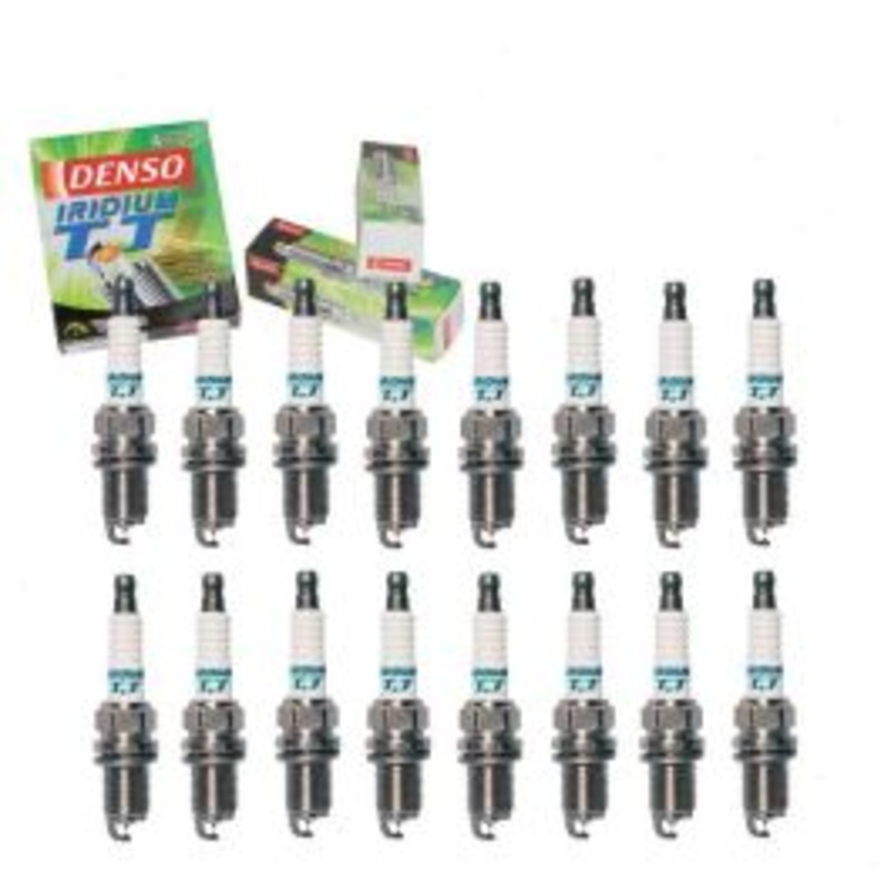 16 pc DENSO Iridium TT Spark Plugs for 2001-2002 Mercedes-Benz CL55 AMG 5.5L V8