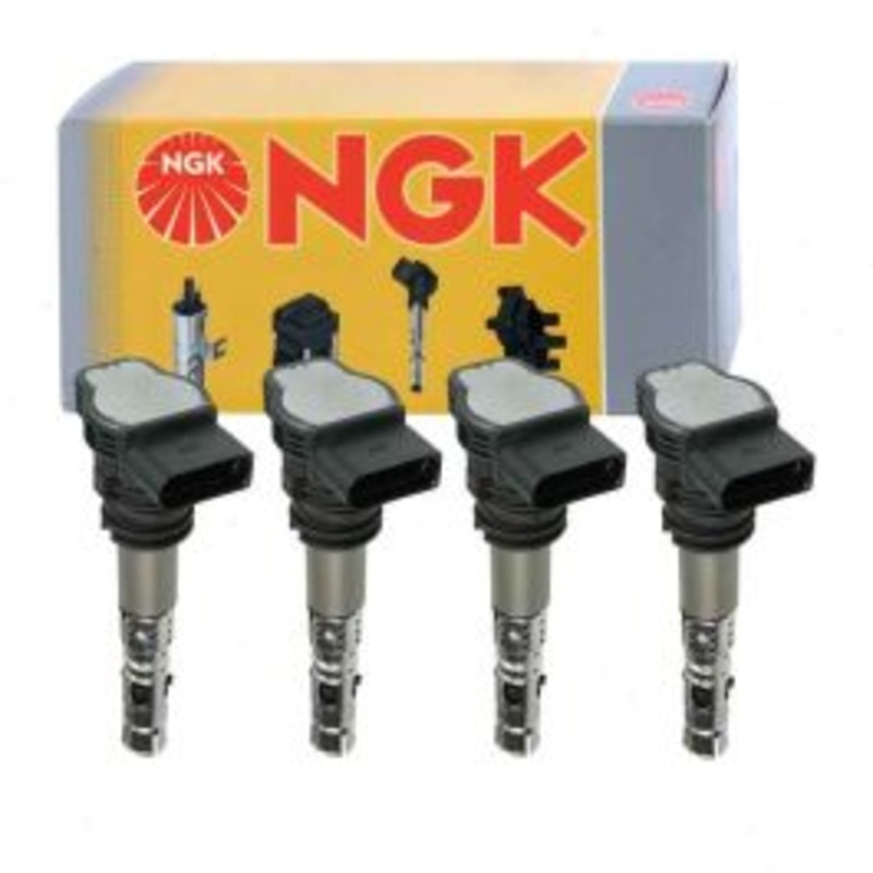 4 pc NGK Ignition Coils for 2001-2005 Volkswagen Passat 1.8L L4