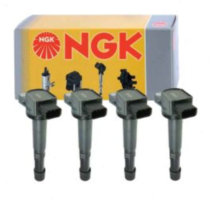 4 pc NGK Ignition Coils for 2003-2007 Honda Accord 2.4L L4