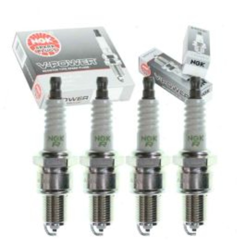 4 pc NGK V-Power Spark Plugs for 1970-1979 Peugeot 504 1.8L 2.0L L4