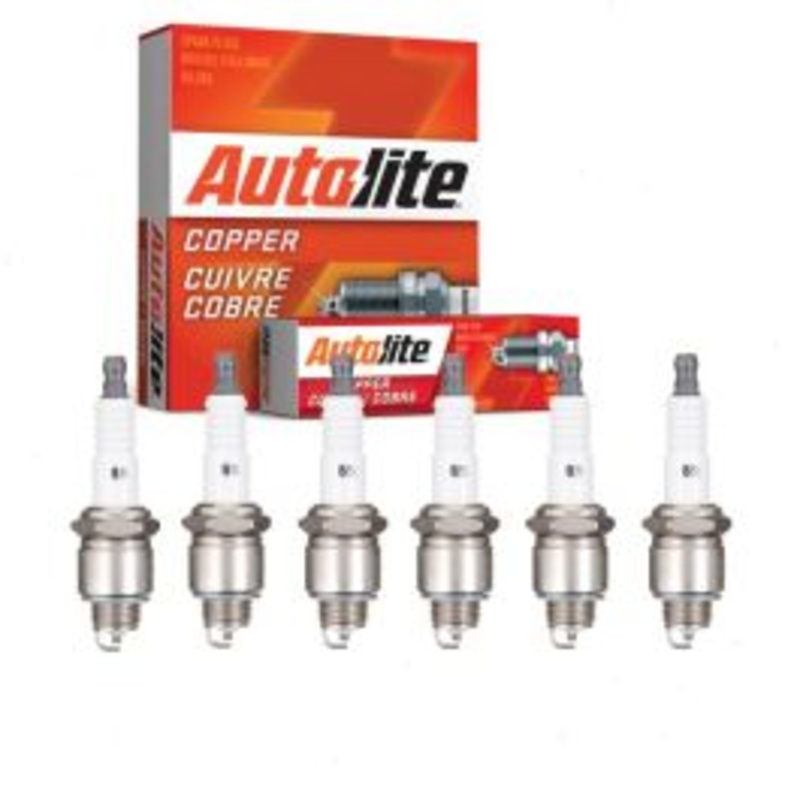 6 pc Autolite Copper Core Spark Plugs for 1960-1965 GMC 2500 Series 5.0L V6