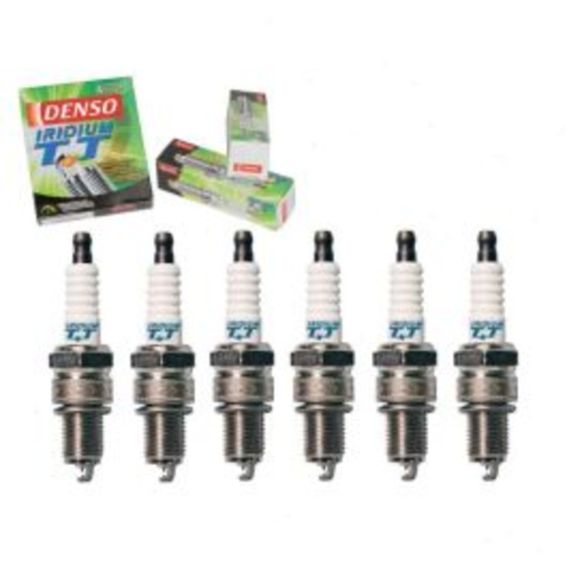 6 pc DENSO Iridium TT Spark Plugs for 1970-1972 Dodge Challenger 3.2L 3.7L L6