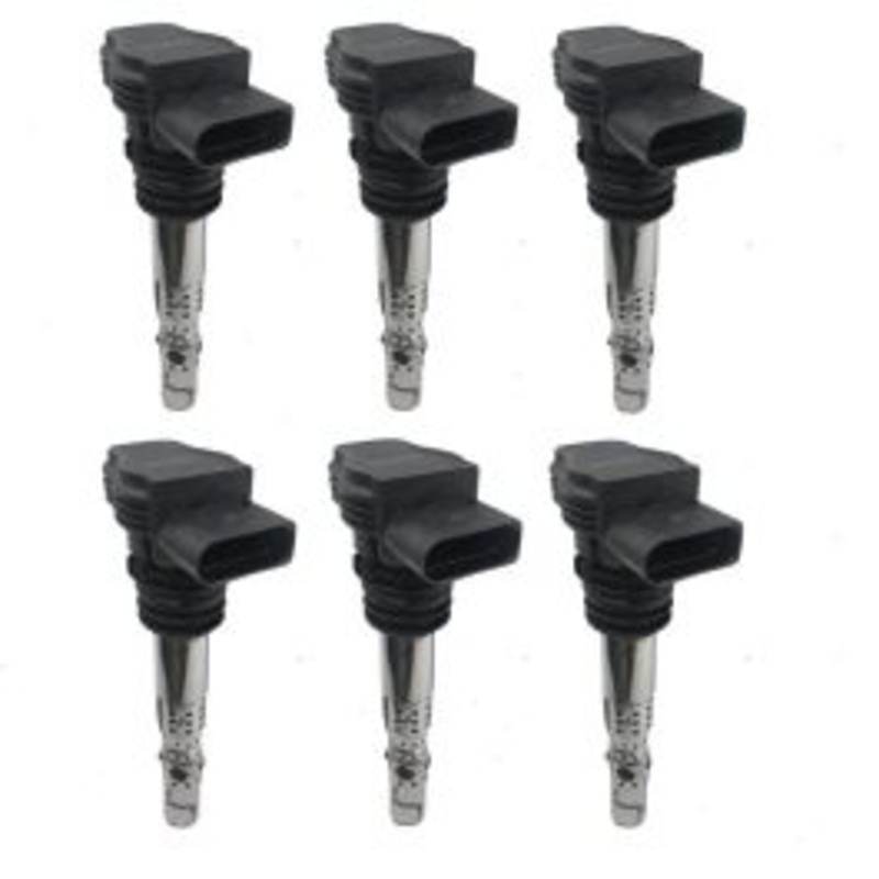 6 pc Hitachi Ignition Coils for 2001-2005 Audi Allroad Quattro 2.7L V6
