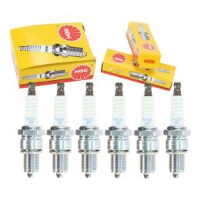 6 pc NGK Standard Spark Plugs for 1970-1977 American Motors Hornet 3.3L 3.8L 4.2L L6