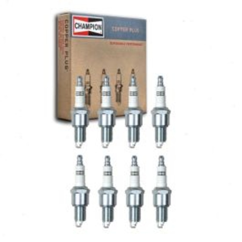 8 pc Champion Copper Plus Spark Plugs for 1970 Chevrolet Camaro 6.6L V8