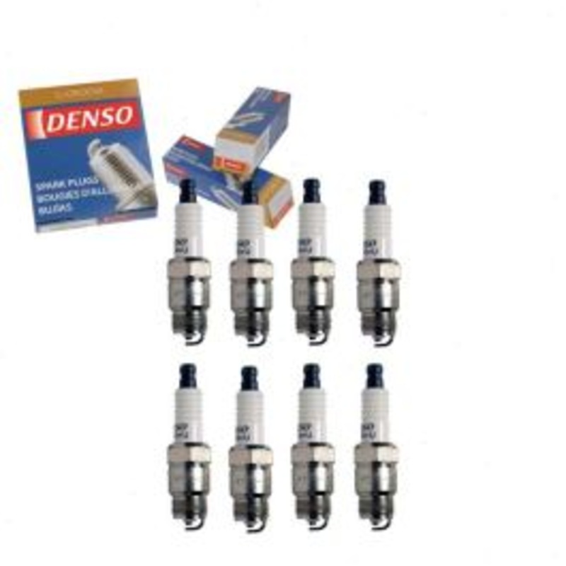 8 pc DENSO Standard U-Groove Spark Plugs for 1990-1996 Ford Bronco 5.0L V8