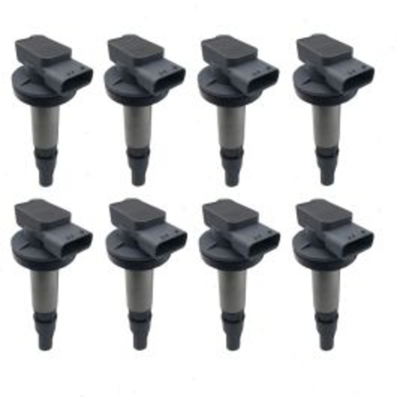 8 pc Hitachi Ignition Coils for 2003-2009 Jaguar XKR 4.2L V8