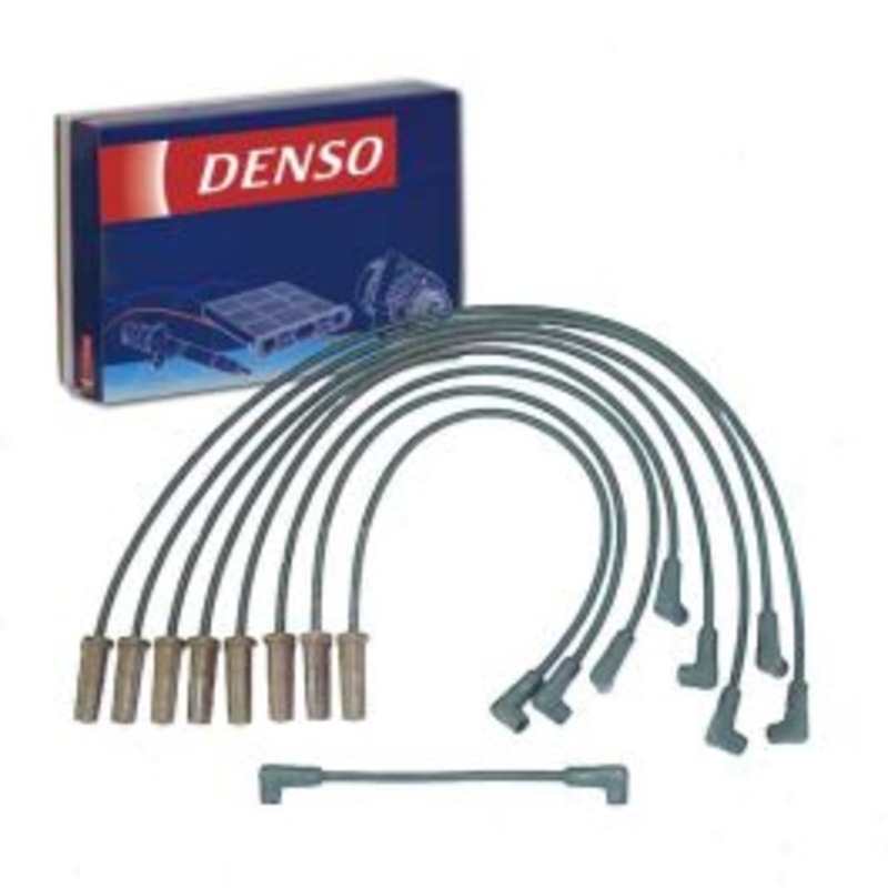 DENSO Spark Plug Wire Set for 1990-1991 Chevrolet V3500 7.4L V8