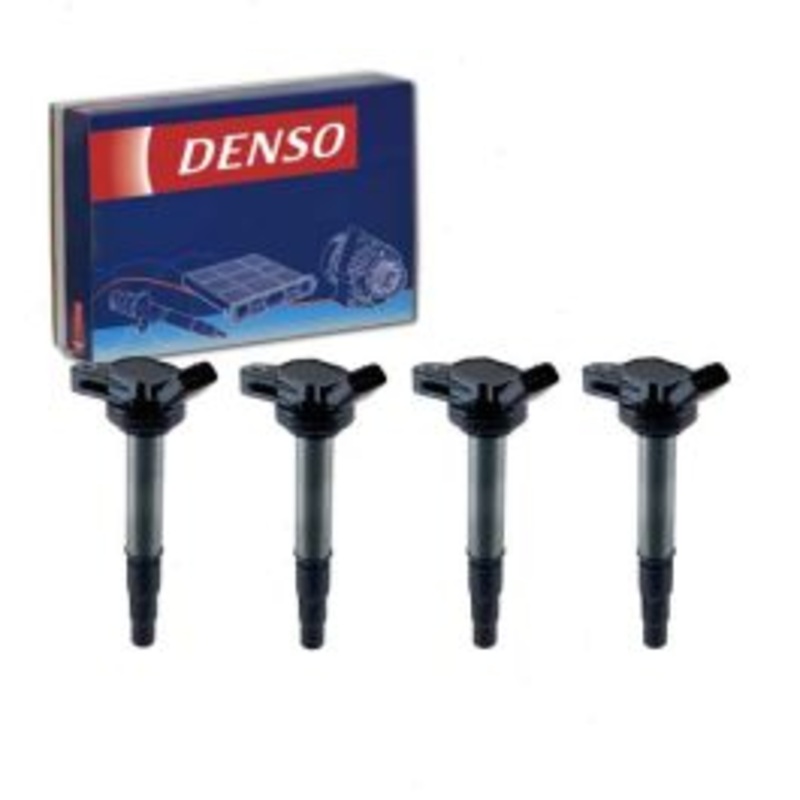 4 pc DENSO Direct Ignition Coils for 2009-2019 Toyota Corolla 1.8L L4