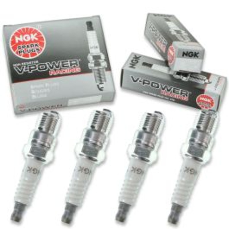 4 pc NGK V-Power Racing 4050 R5673-10 Spark Plugs