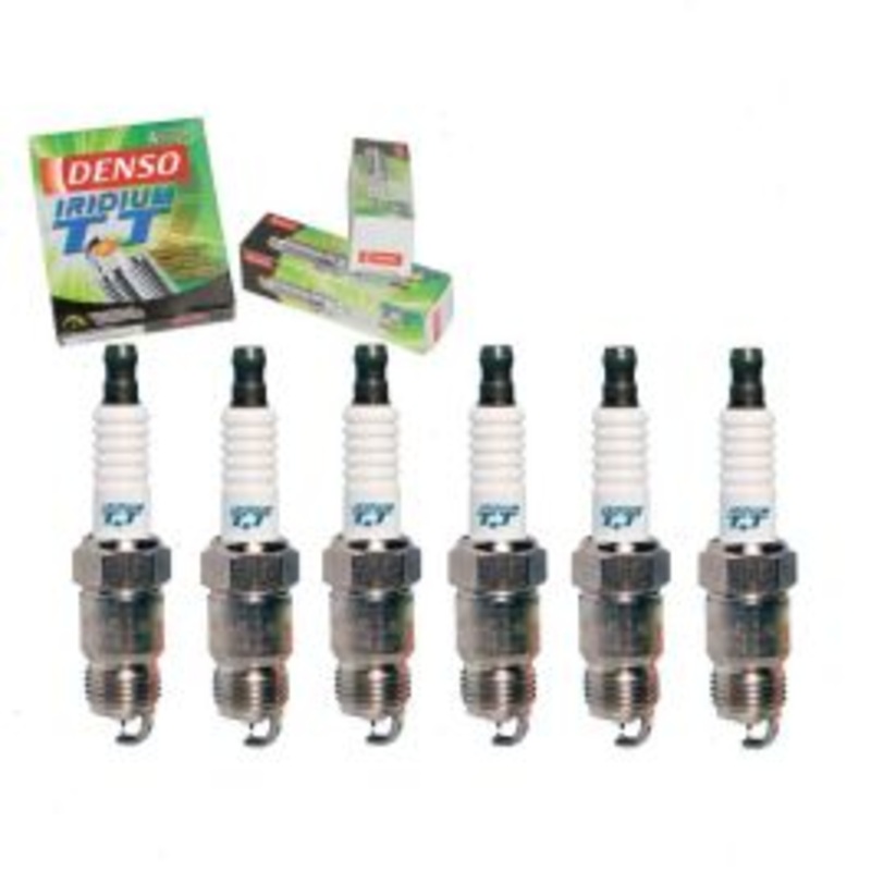6 pc DENSO Iridium TT Spark Plugs for 1986 Pontiac Bonneville 4.3L V6
