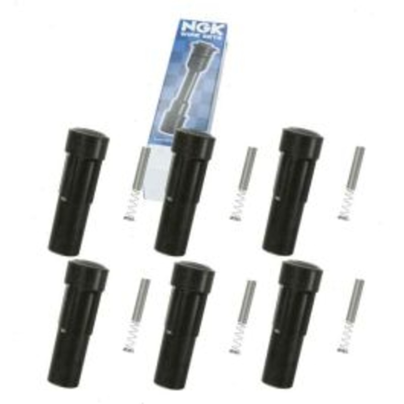 6 pc NGK Ignition Coil Boots for 2000-2006 Jeep Wrangler 4.0L L6