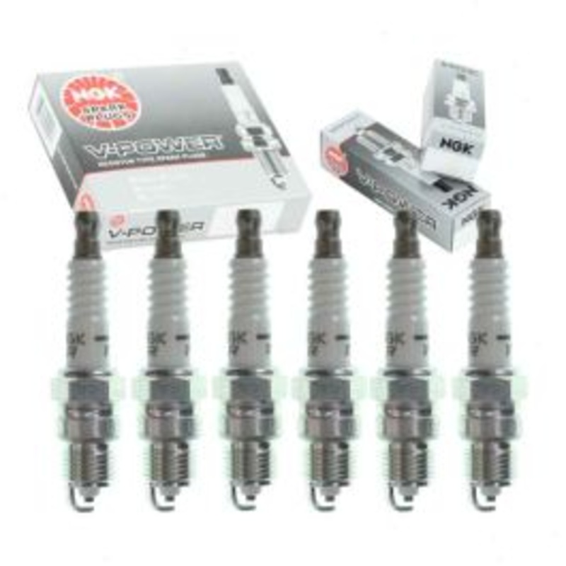 6 pc NGK V-Power Spark Plugs for 1982-1986 Pontiac 6000 2.8L V6