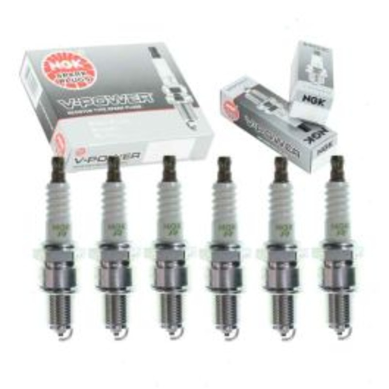 6 pc NGK V-Power Spark Plugs for 1982-1987 Jaguar Vanden Plas 4.2L L6