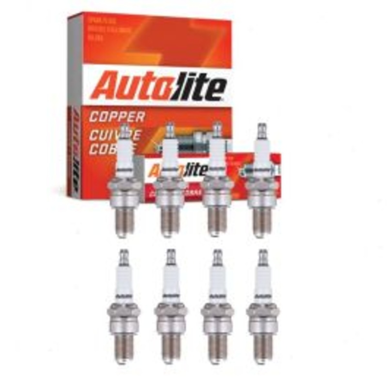8 pc Autolite Copper Core Spark Plugs for 1962 Pontiac Laurentian 5.7L V8
