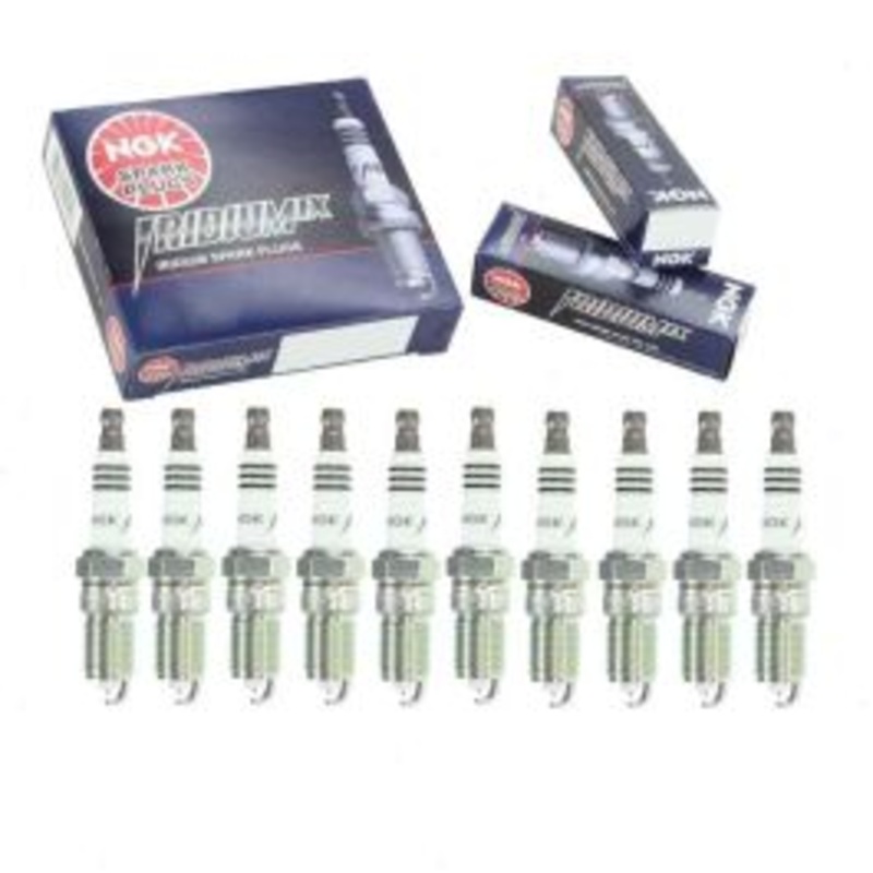 10 pc NGK Iridium IX Spark Plugs for 1999-2004 Ford F-550 Super Duty 6.8L V10