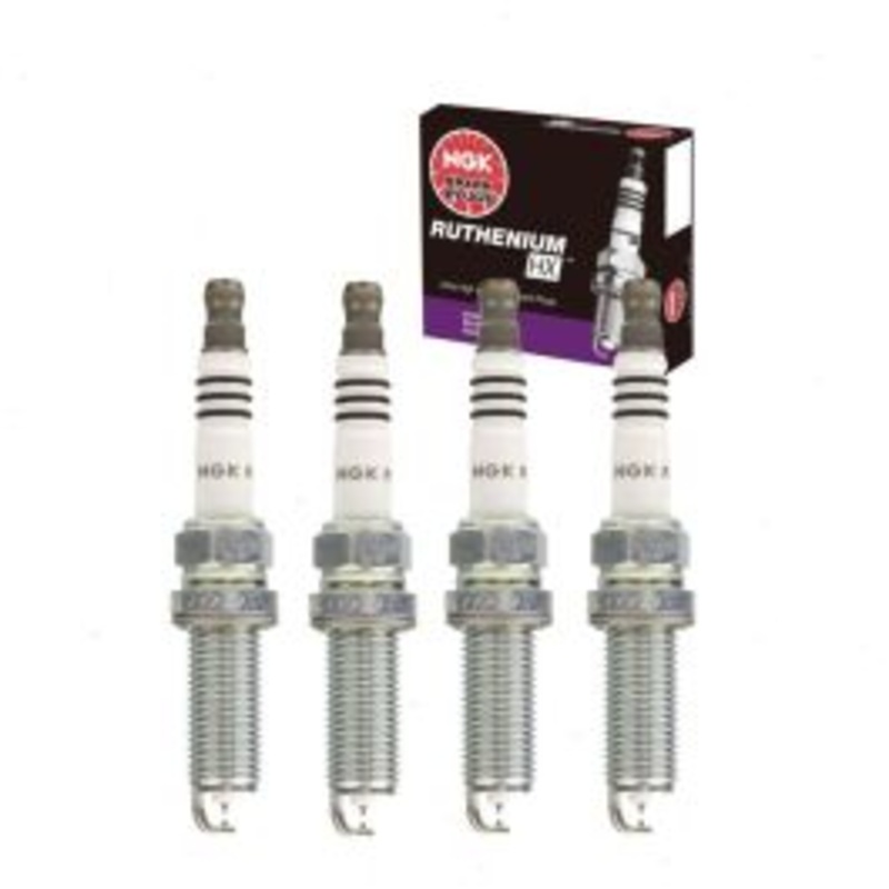 4 pc NGK Ruthenium HX Spark Plugs for 2017-2018 Toyota Yaris iA 1.5L L4
