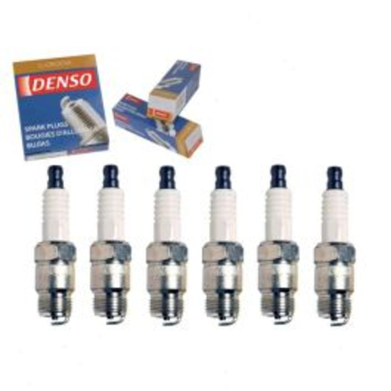 6 pc DENSO Standard U-Groove Spark Plugs for 1979-1986 GMC K3500 4.8L L6