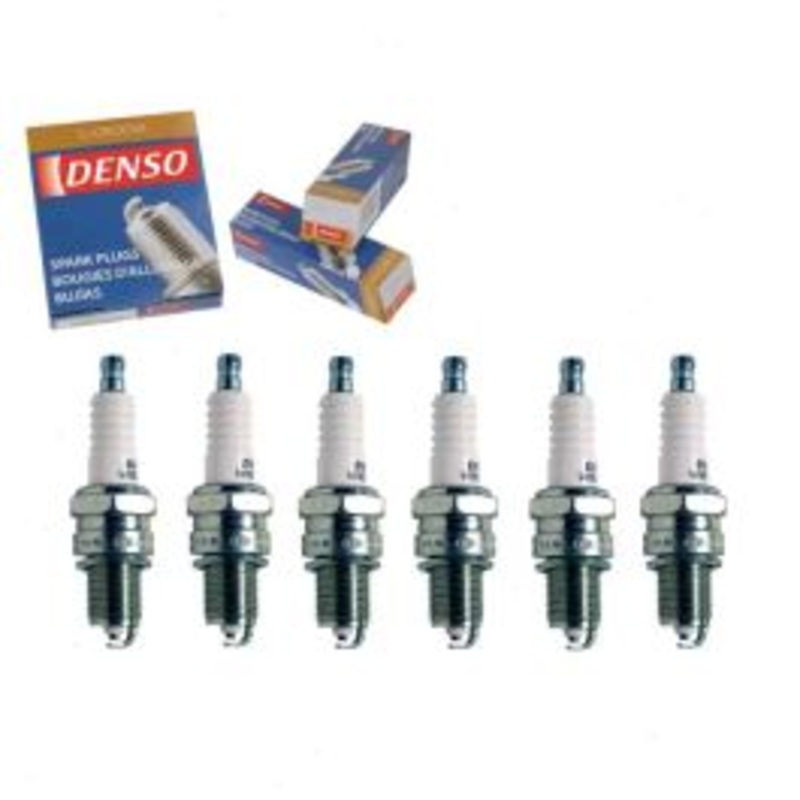 6 pc DENSO Standard U-Groove Spark Plugs for 1982-1987 Jaguar Vanden Plas 4.2L L6