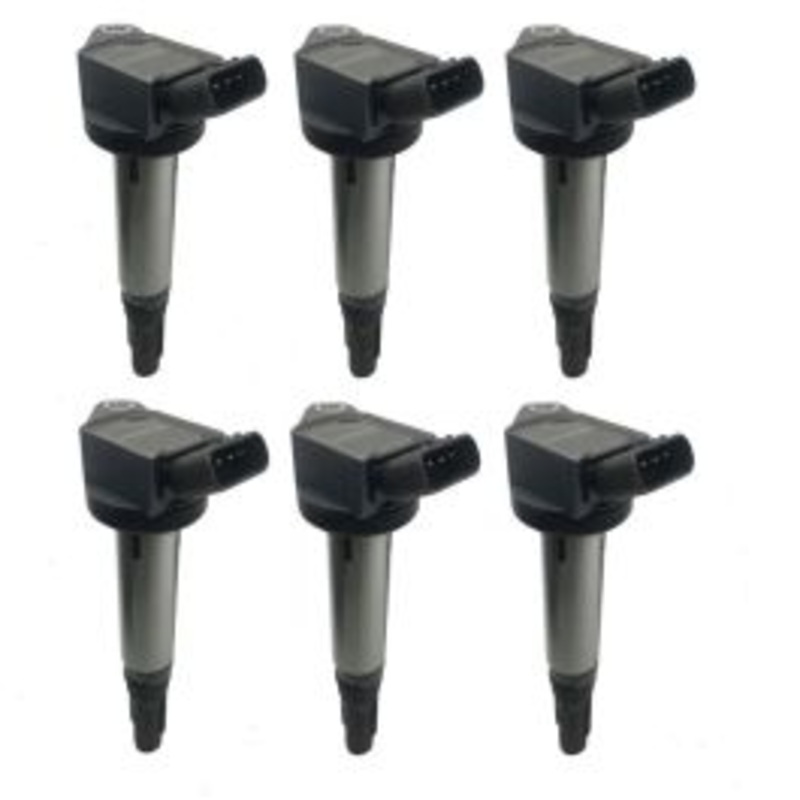 6 pc Hitachi Ignition Coils for 2009-2016 Toyota Venza 3.5L V6