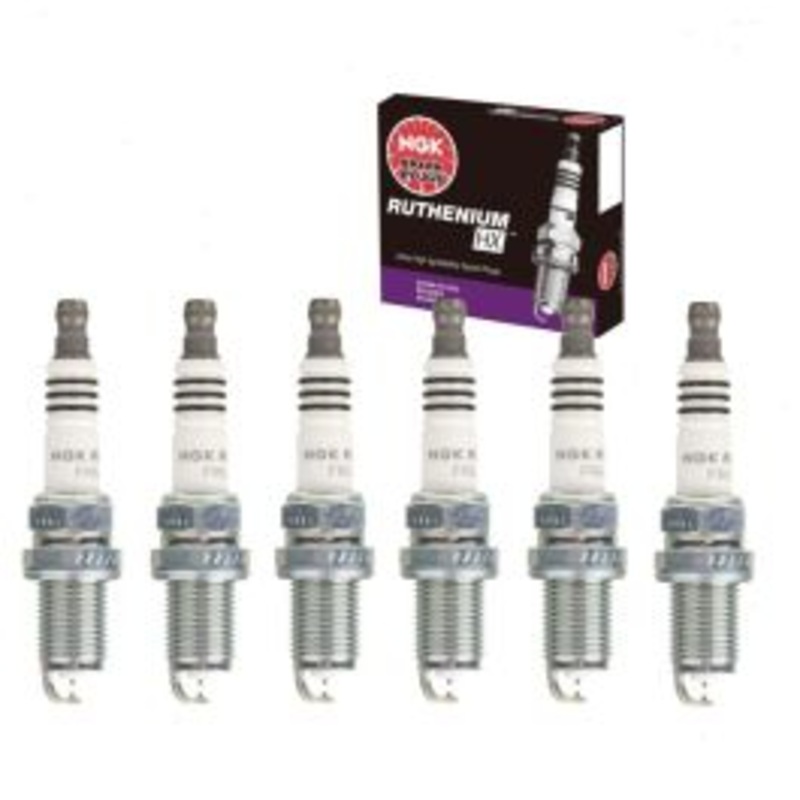 6 pc NGK Ruthenium HX Spark Plugs for 2007-2009 Hyundai Santa Fe 3.3L V6