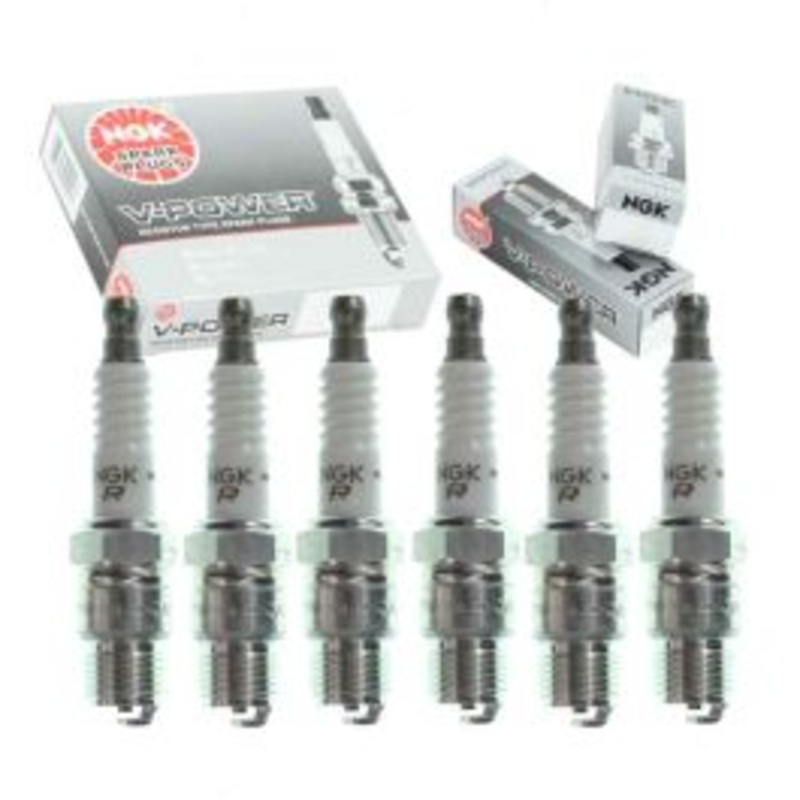 6 pc NGK V-Power Spark Plugs for 1987-1988 GMC R3500 4.8L L6