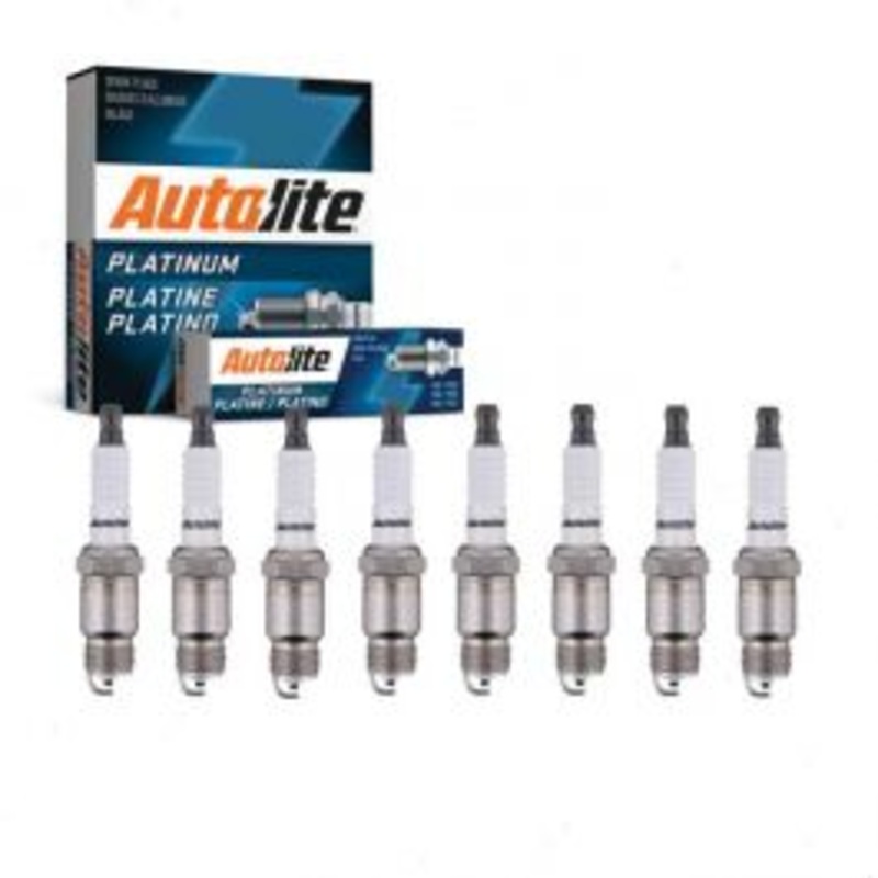 8 pc Autolite Platinum Spark Plug for 1987 GMC R1500 5.0L V8