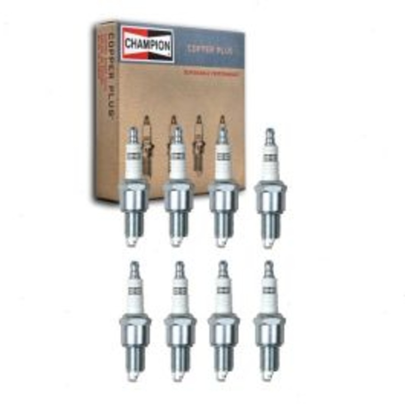 8 pc Champion Copper Plus Spark Plugs for 1974 Plymouth PB100 Van 5.2L 5.9L V8