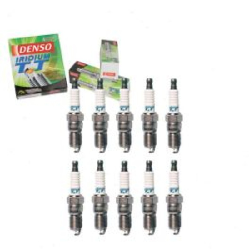 10 pc DENSO Iridium TT Spark Plugs for 2010-2016 Ford E-350 Super Duty 6.8L V10