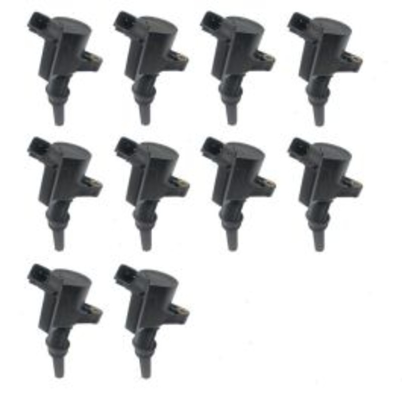 10 pc Hitachi Right Ignition Coils for 2018 Ford E-350 Super Duty 6.8L V10