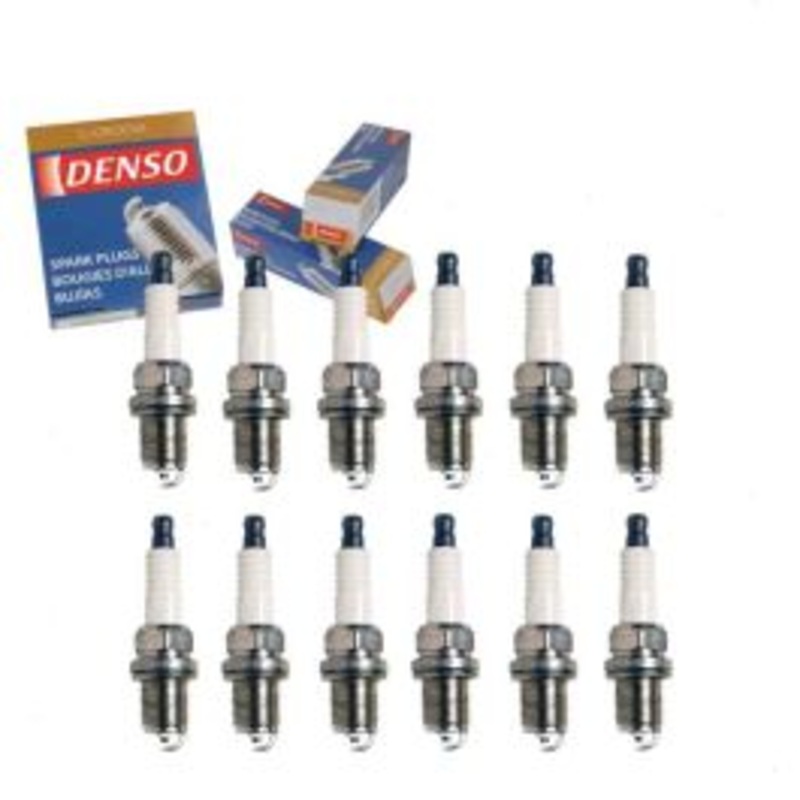 12 pc DENSO Standard U-Groove Spark Plugs for 2003 Mercedes-Benz ML320 3.2L V6