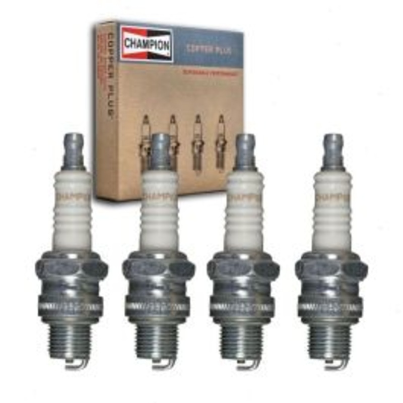 4 pc Champion Copper Plus Spark Plugs for 1961 Hansa 1100 1.1L H4