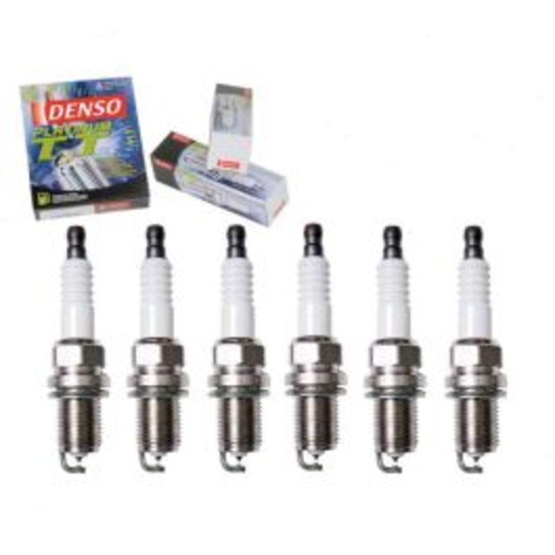 6 pc DENSO Platinum TT Spark Plugs for 2001-2003 Isuzu Rodeo Sport 3.2L V6