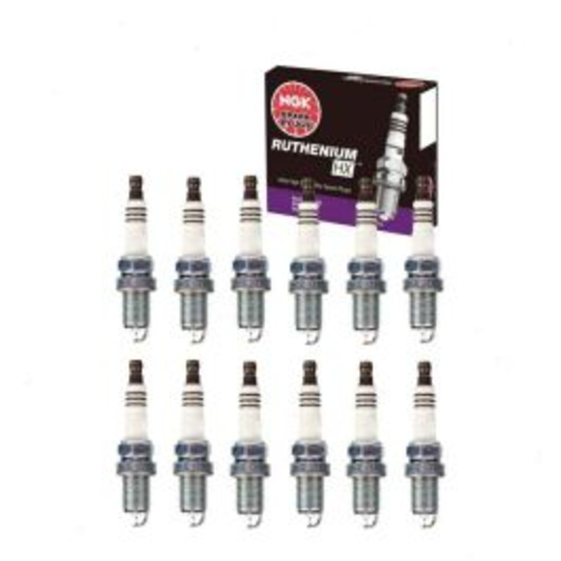 12 pc NGK Ruthenium HX Spark Plugs for 2003-2008 BMW 760Li 6.0L V12
